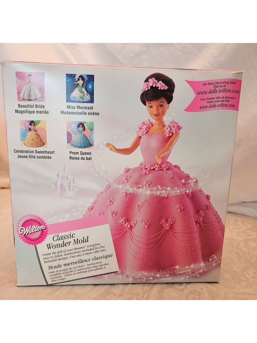 Vintage Wilton Wonder Mold Doll Cake Pan Set Original Box, Instructions Like New